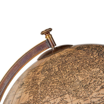 Globe terrestre Hondius sur pied en bois - Diamtre 34.50cm